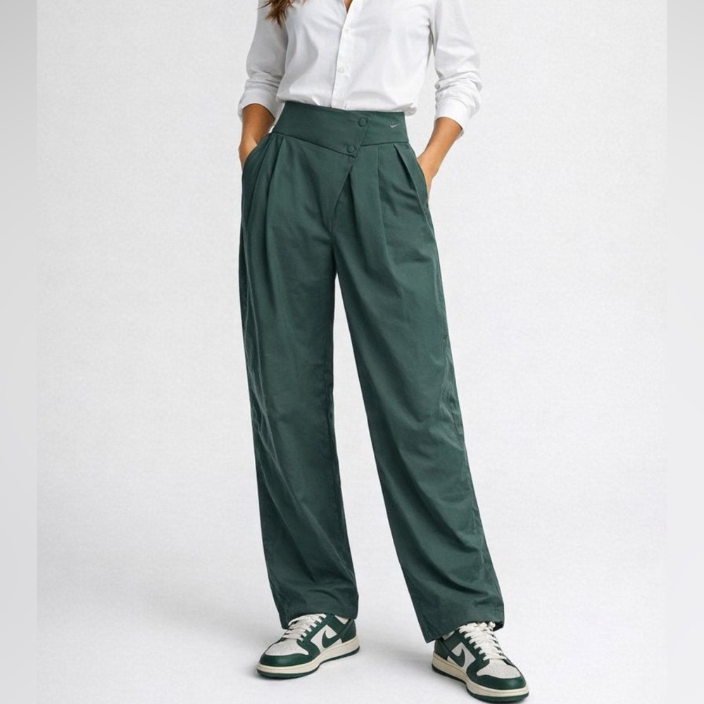 Nike Repel Asymmetric Waist Track Pant Trouser Green Small Gorpcore FV7541-338